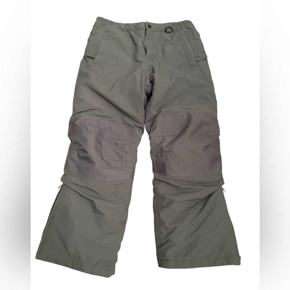 Ski Pants - Lands End Kids Size 12 Bluish Gray - Grow Alongs!